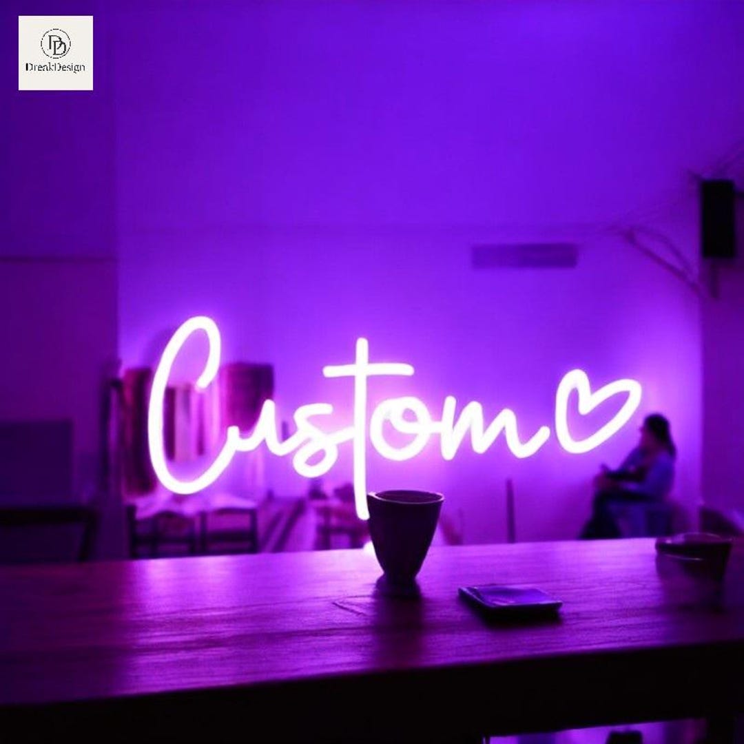 Custom Neon Sign: USB Powered LED Wall Decor - Etsy
