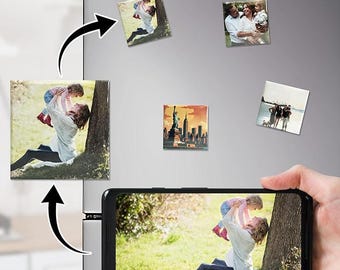 Custom Photo Magnet Set: Personalized Keepsake Gift (Set of 9)