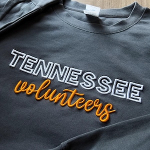 Sudadera personalizada con letras universitarias bordadas en 3D: sudadera personalizada para el día del partido, estilo universitario, para la escuela secundaria o la universidad.