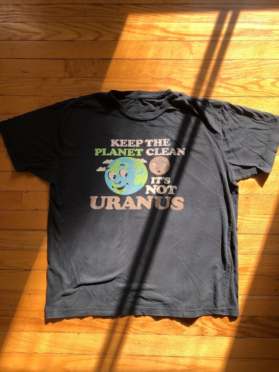 keep the planet clean medium tee shirt
