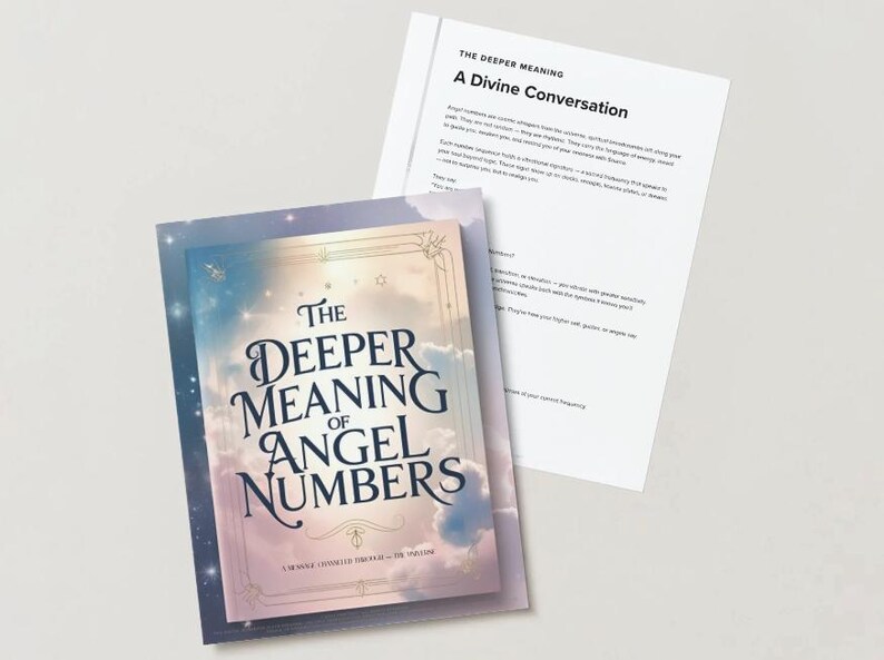 Angel Number Guide Printable – 111 to 999 Meanings for Manifestation ...