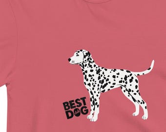 Dalmatian Shirt, Best Dog Club Tee, Dog Lover Gift, Cute Dalmatian T Shirt, Dog Mom Shirt, Dog Dad Gift, Pet Lover Unisex Graphic Tee