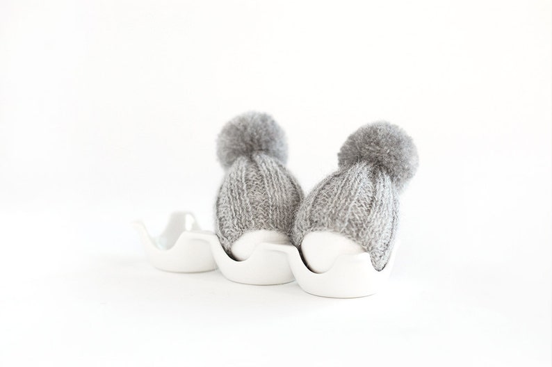 SALE 10% OFF Grey egg warmers image 1