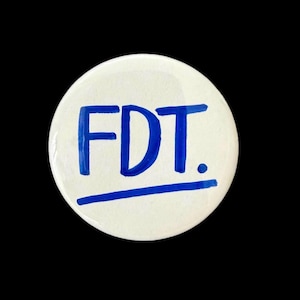 FDT. Punkt. Understruket. — Protestknapp