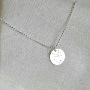 SAGITTARIUS Zodiac Necklace silver with charm, Zodiac pendant, Zodiac Constellation boho handmade jewelry by renna deluxe