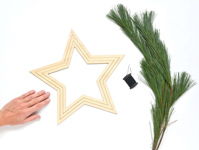 Big STAR set of 3, stars made of wood, christmas star, Christmas Decoration, wooden stars, nordic, scandi, hygge, renna deluxe image 9