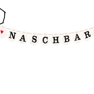 Guirnalda NASCHBAR, guirnalda de boda, cartas para la tarjeta de agradecimiento de renna deluxe