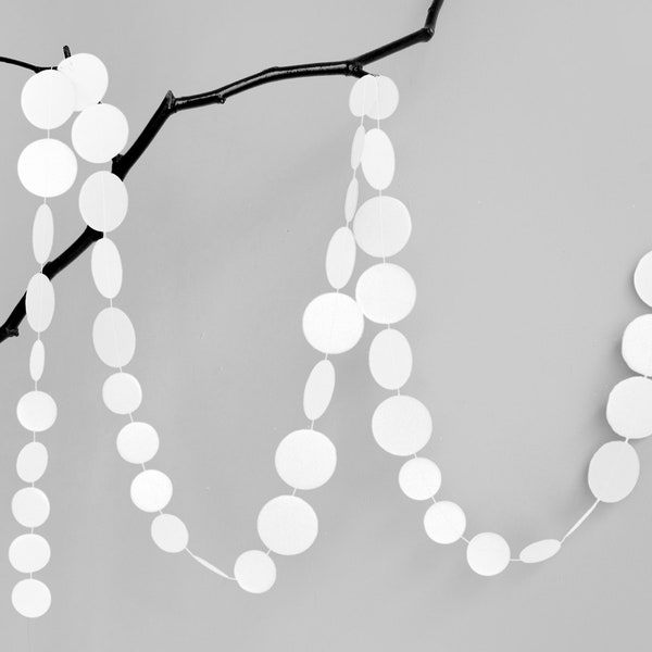 Circle Paper Garland - Etsy