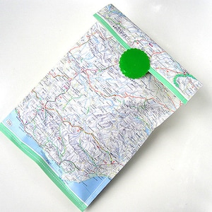 Geschenktüten Globus Weltkarte, 3er Set upcycling alte Landkarten, renna deluxe Bild 1