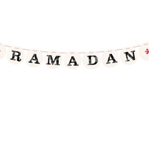 STRISCIONE RAMADAN MUBARAK // ghirlanda festiva per la stagione delle celebrazioni, oggetto fotografico, decorazione renna deluxe immagine 7