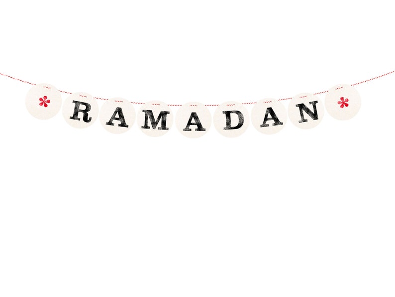RAMADAN MUBARAK Girlande Ramadan Dekoration aus Buchstaben von renna deluxe Bild 7