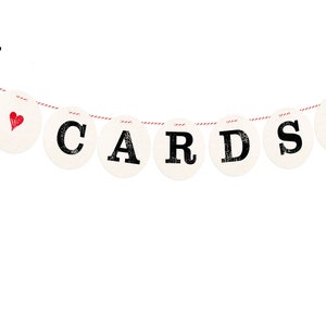 CARTÕES guirlanda guirlanda de casamento, guirlanda de cartas para o casamento de renna deluxe