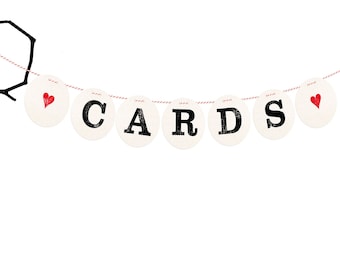 CARDS Garland wedding bunting by renna deluxe