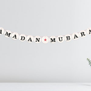 RAMADAN MUBARAK Girlande Ramadan Dekoration aus Buchstaben von renna deluxe Bild 1