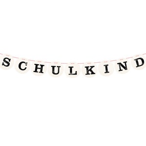 SCHULKIND Girlande aus Buchstaben zur Einschulung Deko Schuleinführung erster Schultag Fait à la main von renna deluxe image 7