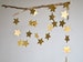 STAR Garland in GOLD, Paper Garland, Wedding Garland, Wedding Decoration, Paper Decoration, Christmas Decoration by renna deluxe 