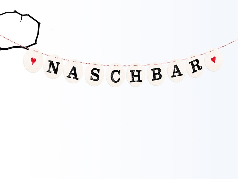 Banner NASCHBAR, Guirnalda de boda, decoración, Mesa dulce para boda by renna deluxe imagen 6