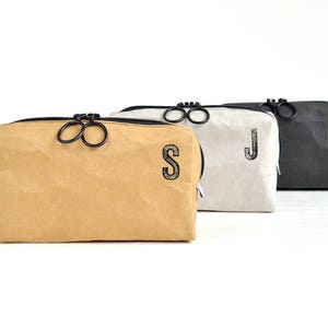 Gepersonaliseerde dopp kit, gemonogrammeerd, cadeau voor hem, veganistisch, gemaakt door renna deluxe afbeelding 6