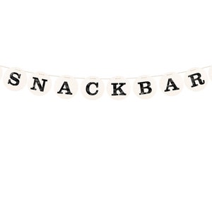 SNACKBAR Girlande, Hochzeitsgirlande, Buchstaben für die Dankeskarte von renna deluxe image 8