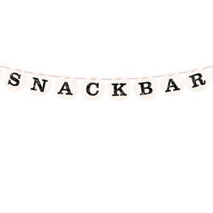 SNACKBAR Girlande, Hochzeitsgirlande, Buchstaben für die Dankeskarte von renna deluxe Bild 5