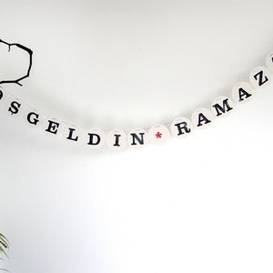 STRISCIONE RAMADAN MUBARAK // ghirlanda festiva per la stagione delle celebrazioni, oggetto fotografico, decorazione renna deluxe immagine 8