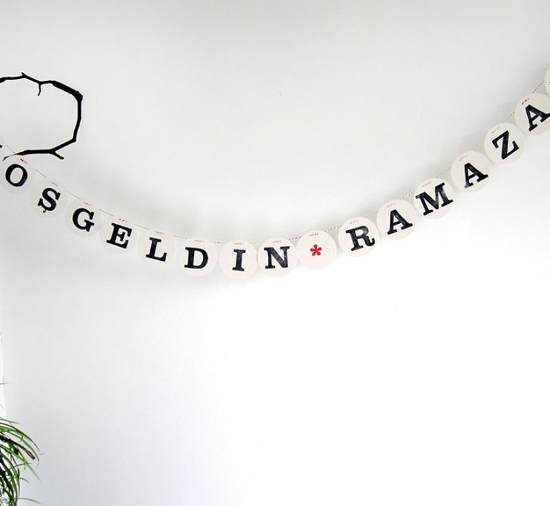 STRISCIONE RAMADAN MUBARAK // ghirlanda festiva per la stagione delle celebrazioni, oggetto fotografico, decorazione renna deluxe immagine 8