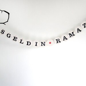 HOSGELDIN RAMAZAN  banner // festive garland for the celebrations season, photo prop, decoration renna deluxe