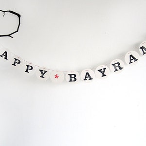 Feliz banner de BAYRAM // guirnalda festiva para la temporada de celebraciones, atrezzo fotográfico, decoración renna deluxe imagen 2