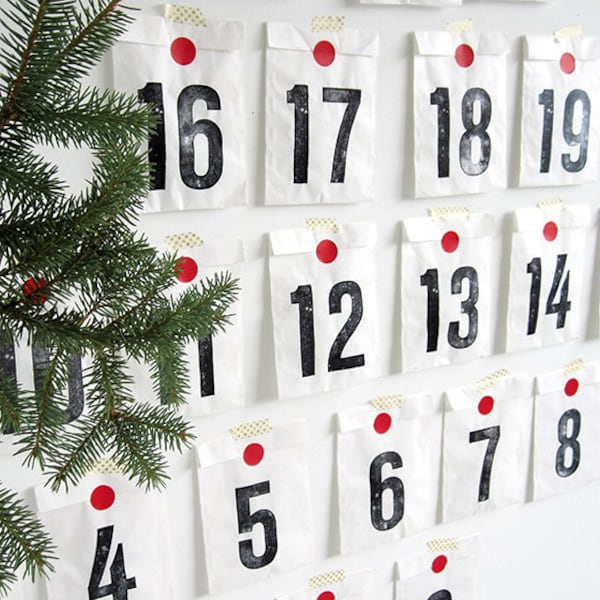 Advent Calendar,  count down calendar DIY set 25 days by renna deluxe