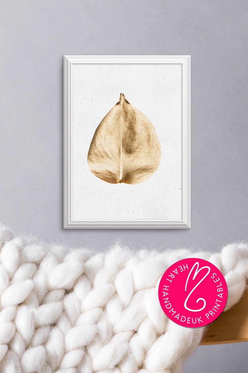 Gold Leaf 3 Wall Prints Printable Wall Art Wall Art Prints - Etsy UK