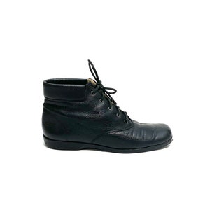 Black granny boots size 10 new arrivals