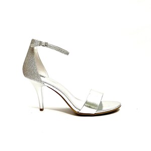 Silver pumps size 11 hot sale