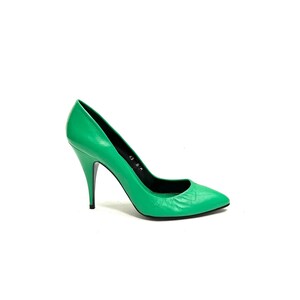 Lime Green Pump Shoe Etsy