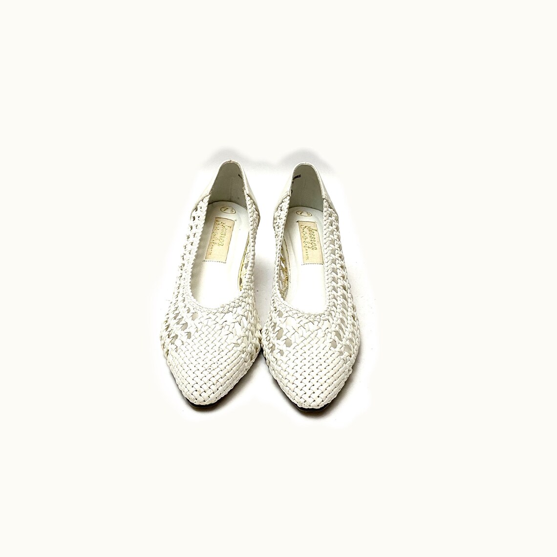 basket weave pumps
