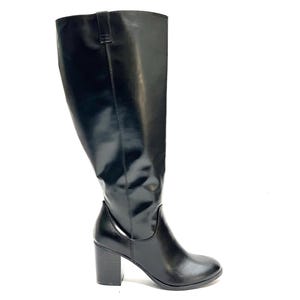 Y2k Leather Boots - Etsy