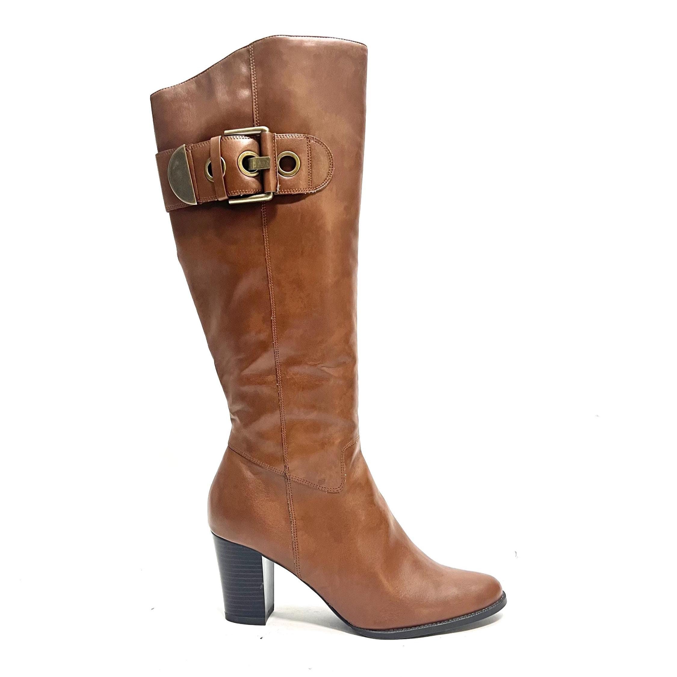 Calf High Zip Boots - Etsy