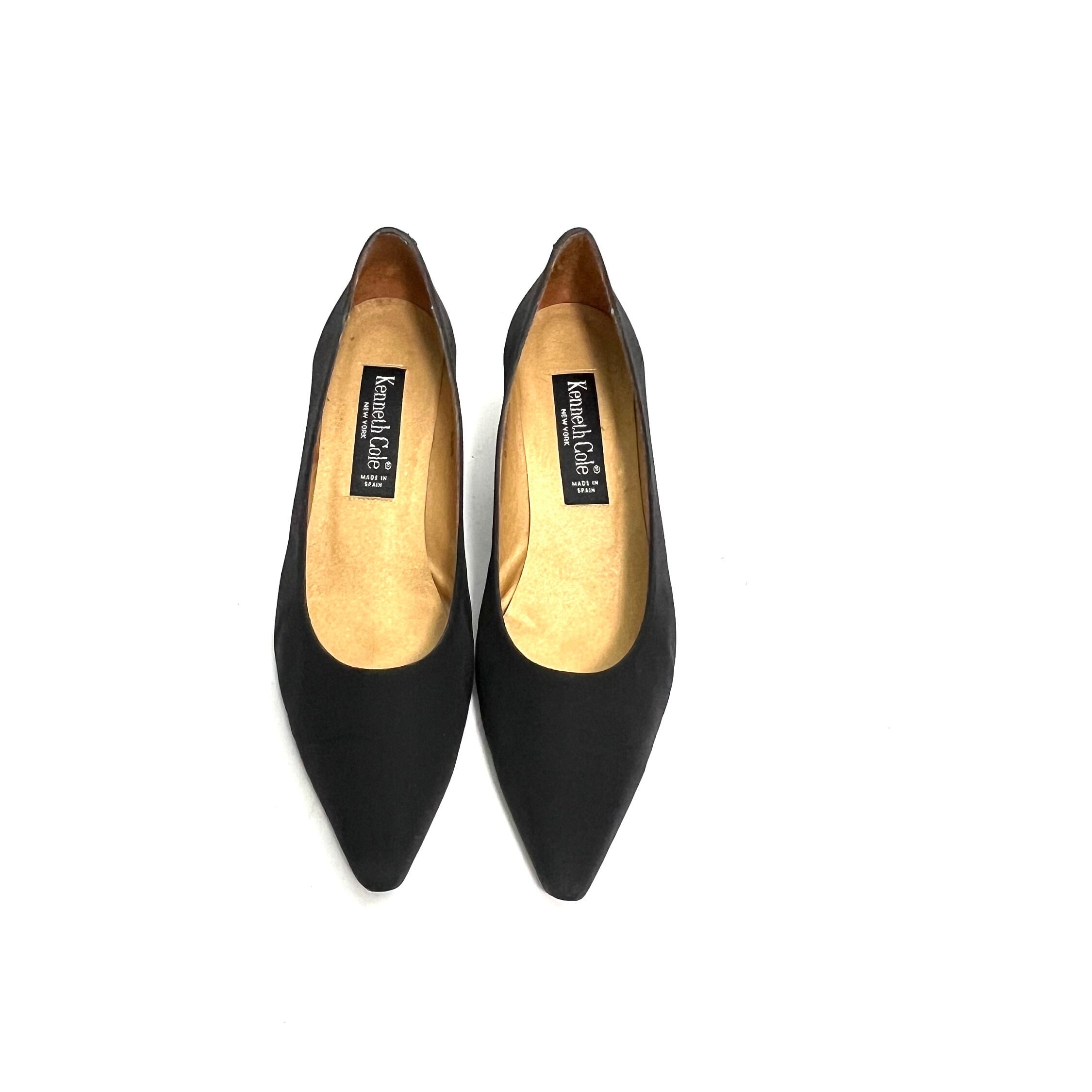 Escarpins Kenneth Cole Talons Hauts Noirs - Cuir, Taille 9.5 US, Neufs Sans Emballage