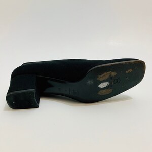 Classic Black Corporate Pumps // Vintage Office Fashion Shoes // 1980s ...