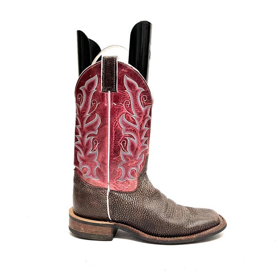 Vintage Vintage western boots Y2K Y2K Mens Cowboy Boots ⁄⁄ Red and