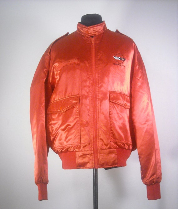ON SALE Vintage Corvette Racer Jacket 1980s Menswe