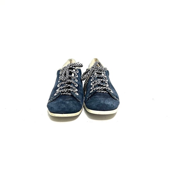 Vintage 1960s Womens Bowling Shoes // Blue Suede … - image 2