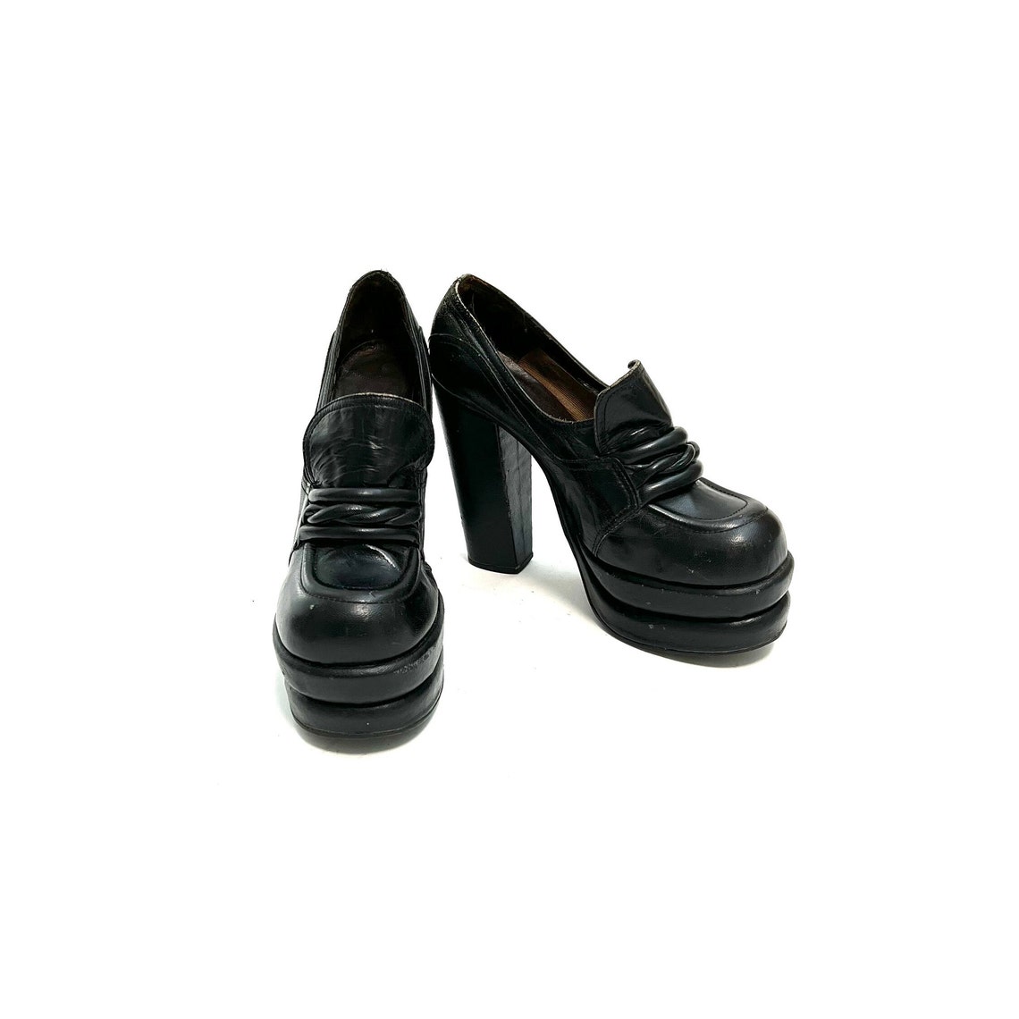 disco platform heels