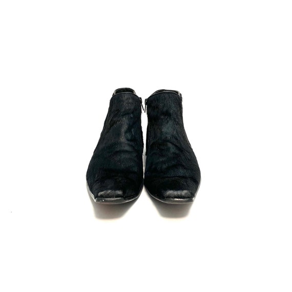 Vintage 1990s Mens Shaggy Ankle Boots 