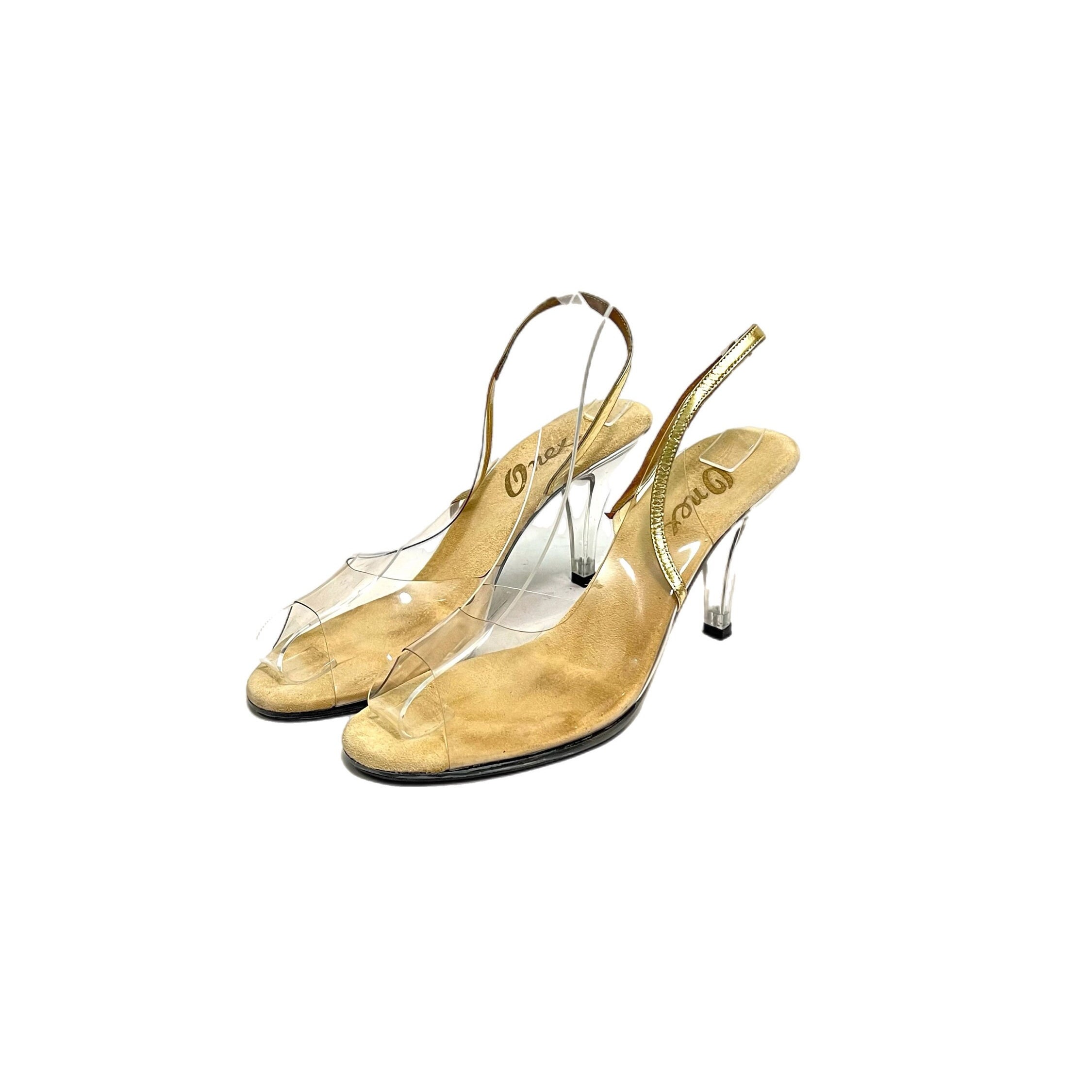 靴 amerivintage CLEAR STRINGS UPPER HEEL Ameri Vintage】CLEAR STRINGS UPPER HEEL
