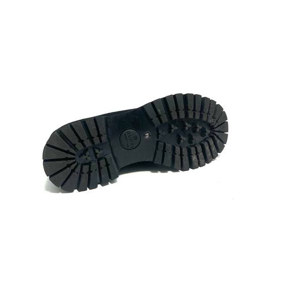 Mens Black Suede Shearling Lined Harald Horsebit Platform  display picture 1
