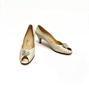 Peep Toe 80 Vinyl Pumps