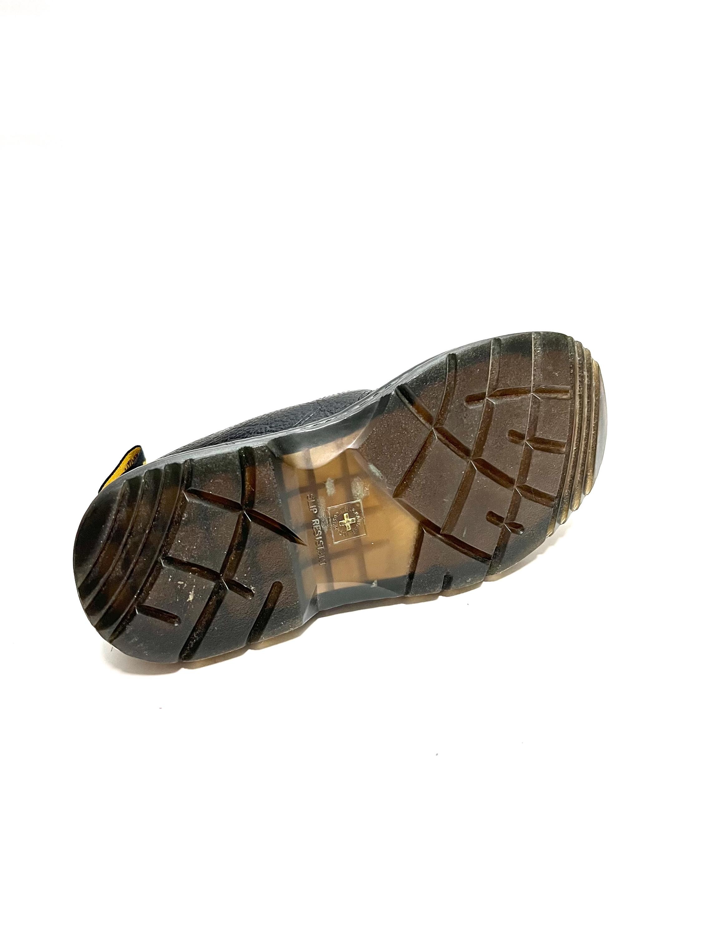 Vintage Y2K Mens Chukka Boots // Black Pebble Leather 3-eye  display picture 3