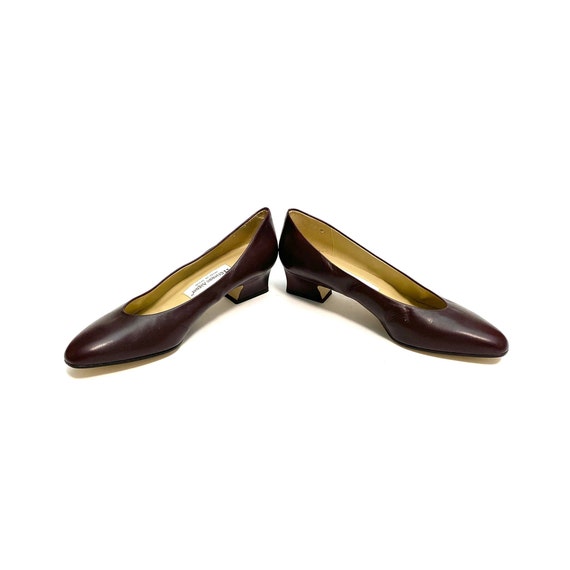 Vintage 1980s Burgundy Pumps // Classic Workwear … - image 5