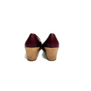 70's/80's Olive Green Double Strap Mule Wedges by Chandlers