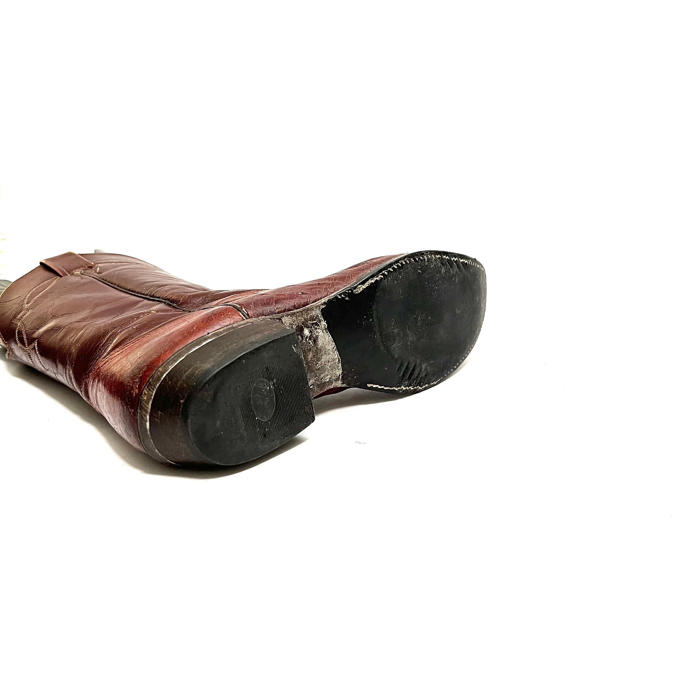 靴 1970s Unknown Western Boots Size 42 1970s Western Boots Distressed Mens 7 Womens 9 8 10 39 40 41
